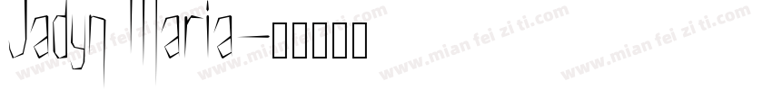 Jadyn Maria字体转换